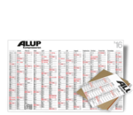 Portosparende Plakatkalender